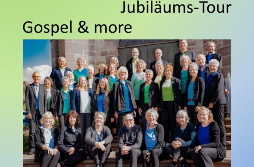 Plakat Gospelkonzert am 06. Juli 2025
