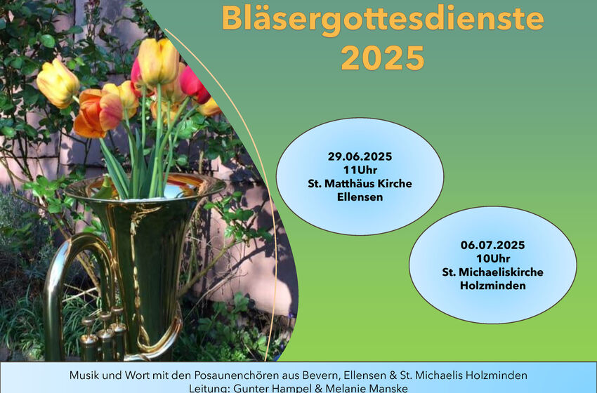 Plakat_Bläsergottesdienst am 06. Juli 2025