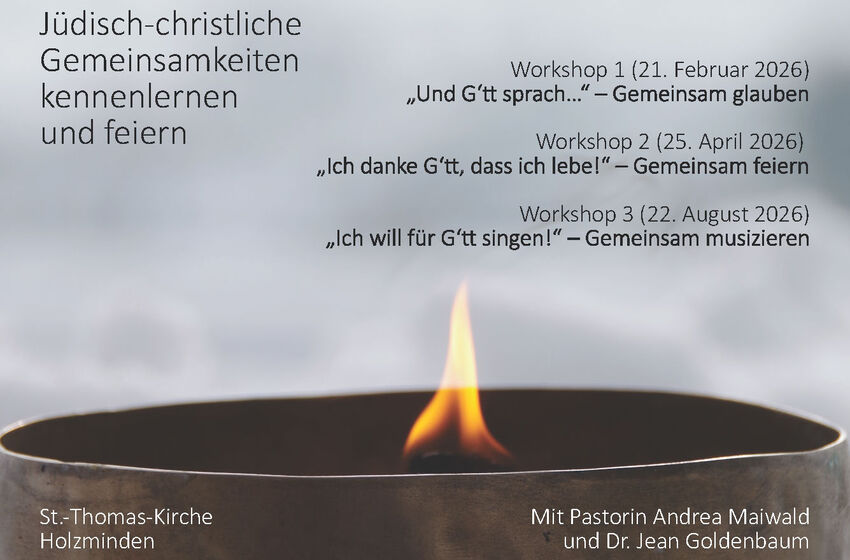 Jüdisch-Christlicher Workshop am 25 April 2026