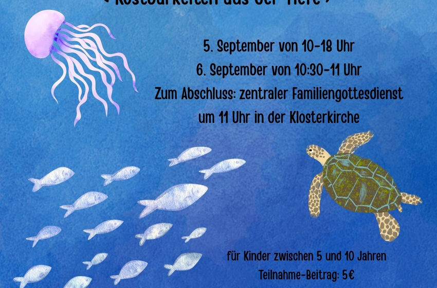 Plakat Kinderbibeltage im Kloster Amelungsborn 2026