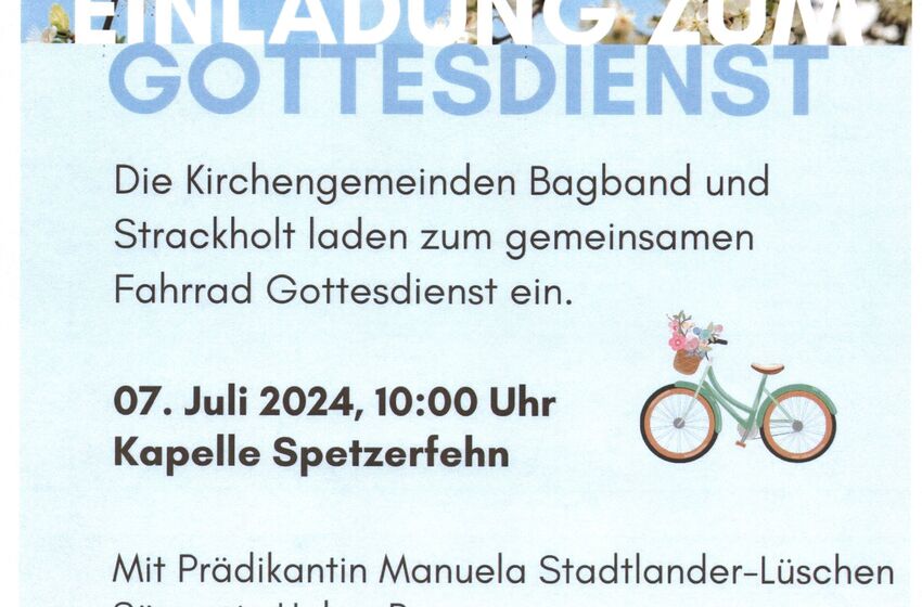 Sommerkirche in der Kapelle Spetzefehn -Unterende