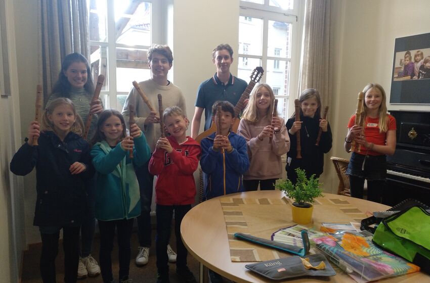 Schülergruppe der Musikschule Verden