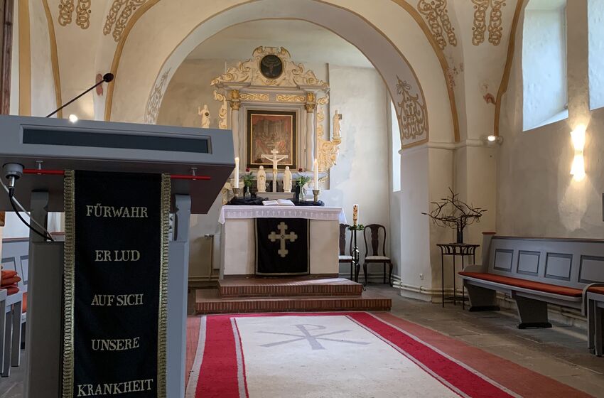 Chorraum am Karfreitag