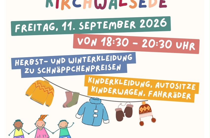 Kinderkleiderbörse Herbst 2026