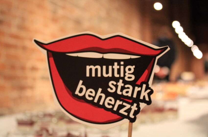 mutig stark beherzt