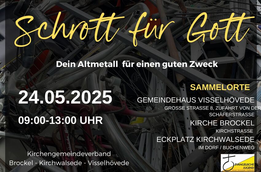Flyer Schrott für Gott 2025