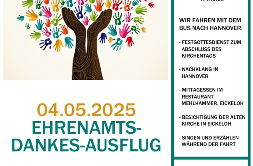 Einladung Ehrenamtsausflug 2025