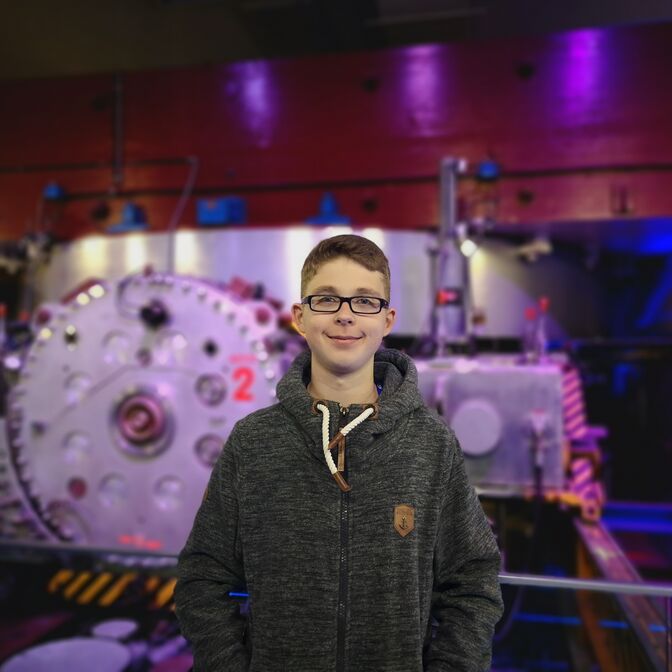 Kevin Wiesner am Cern