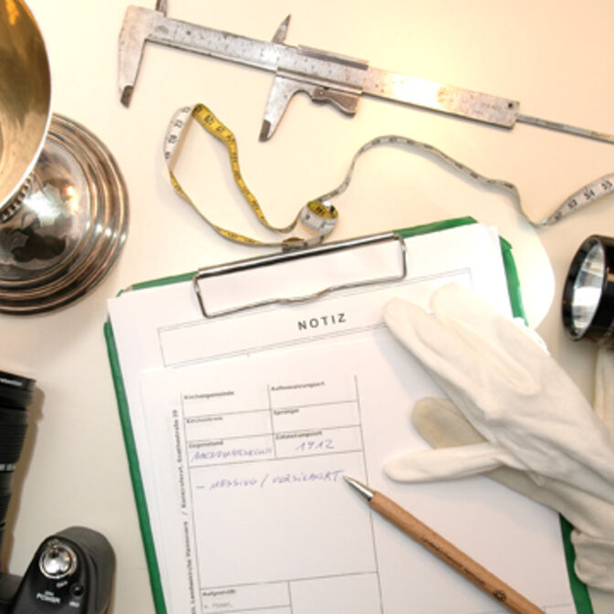 Gegenstände zur Inventarisierung